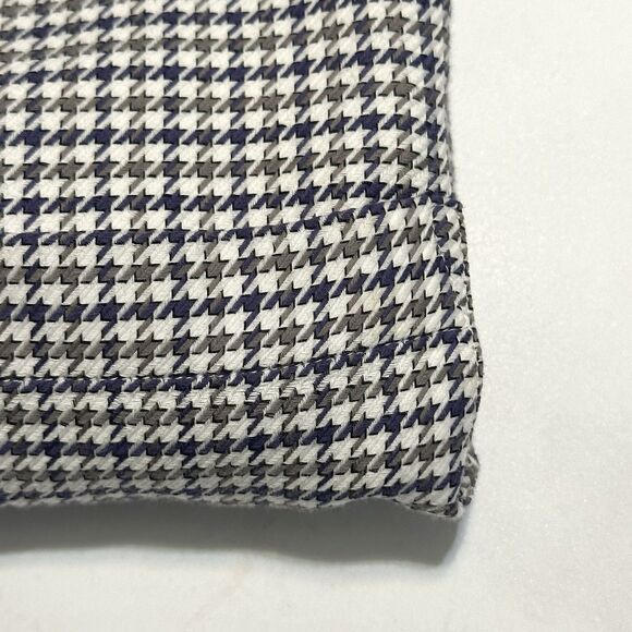 Johnston And Murphy Shirt Mens L Multicolor Long Sleeve Button Up Houndstooth - Picture 10 of 10